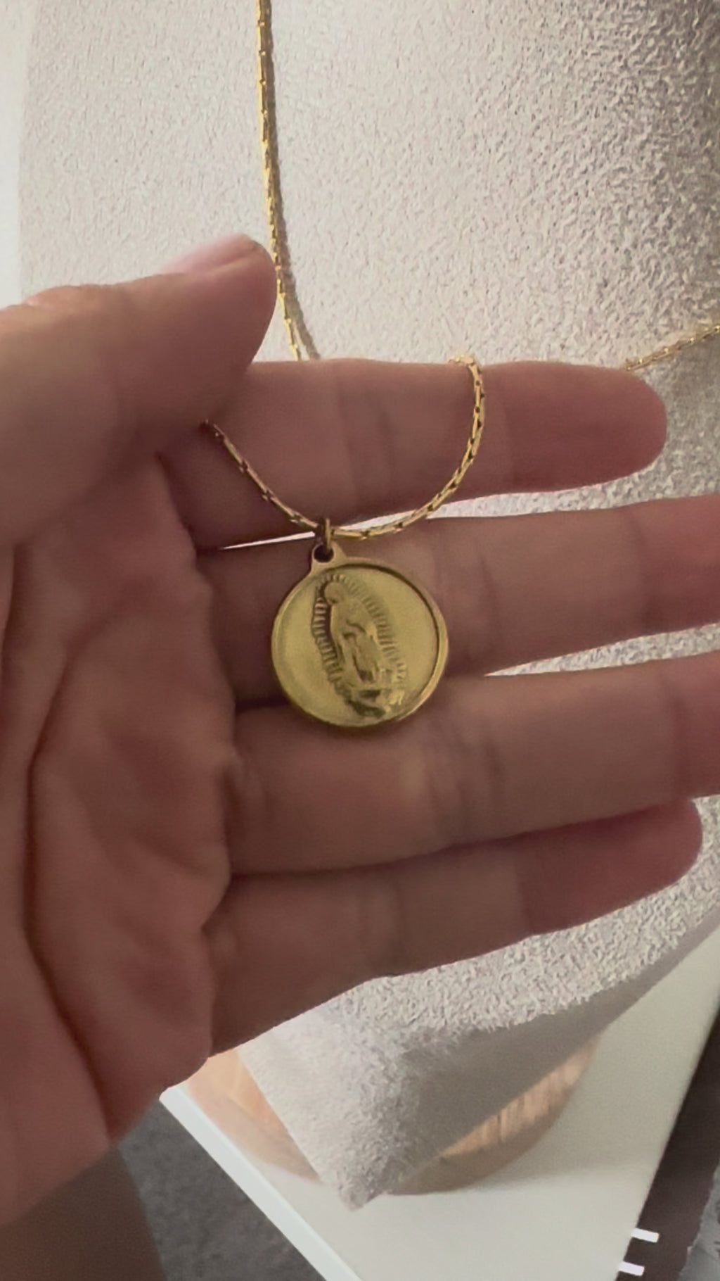 Guadalupe Virgin Necklace