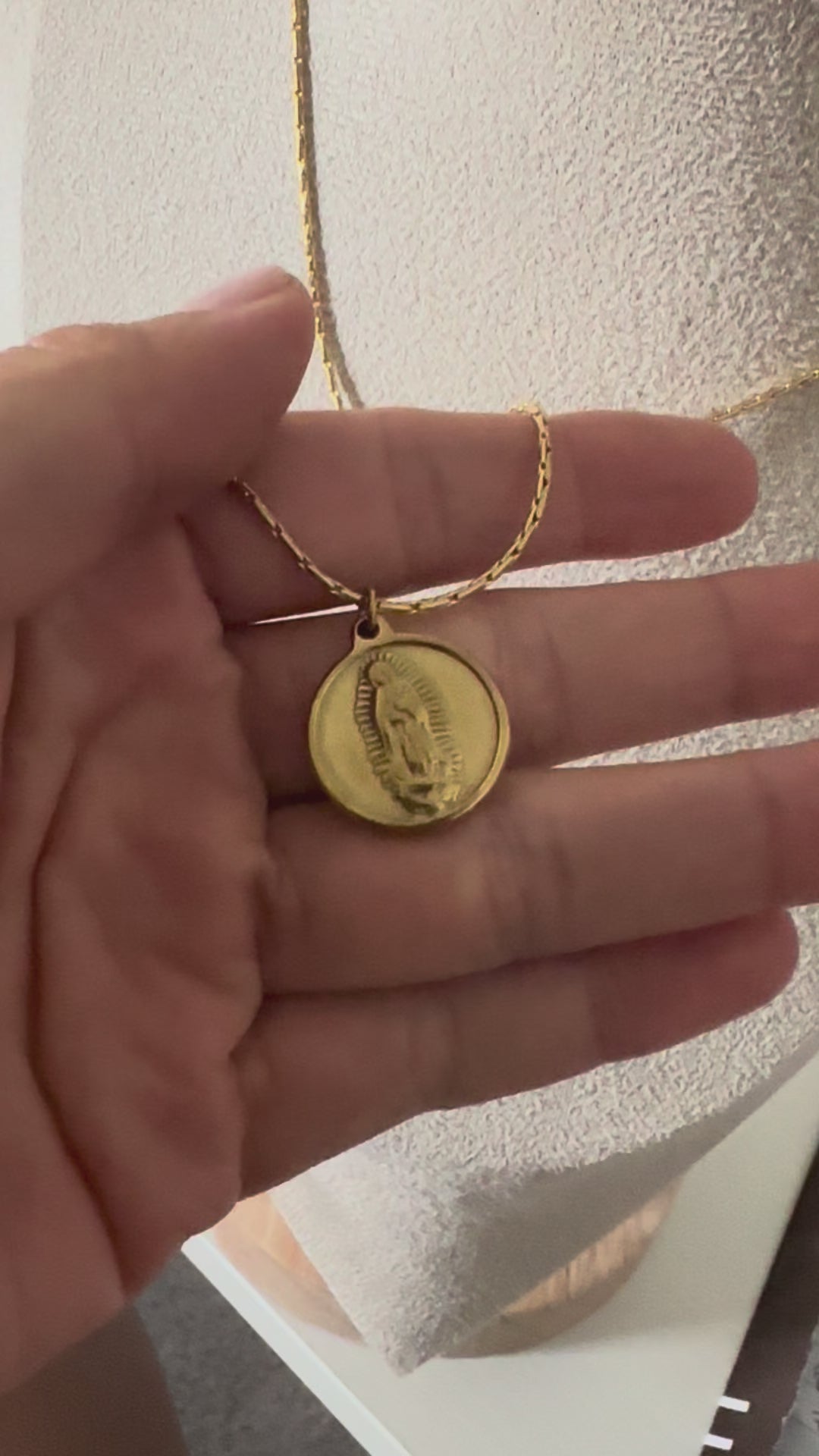 Guadalupe Virgin Necklace