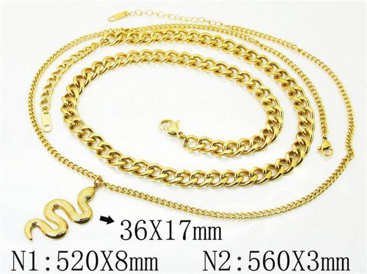 Snake Nacklace Chain Cuban