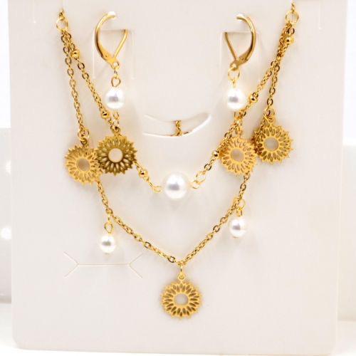 Set Necklace Pearl