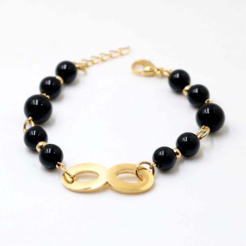 black Infinity Bracelet