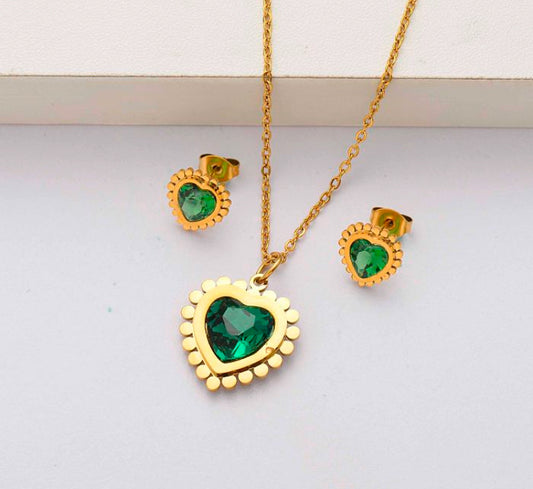 green heart set